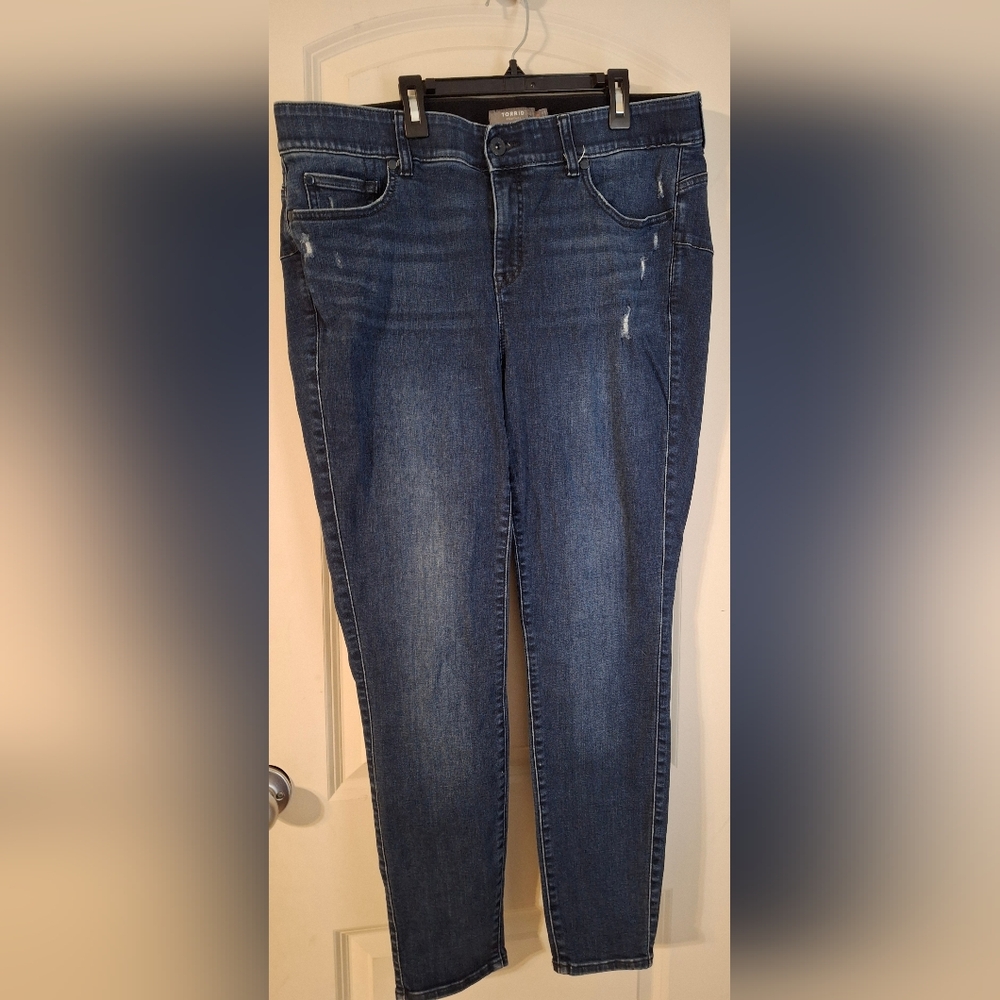 Torrid bombshell skinny womens jeans size 18R casual office boho